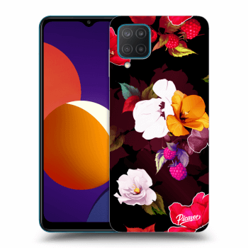 Obal pro Samsung Galaxy M12 M127F - Flowers and Berries