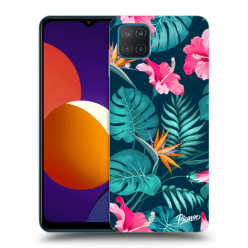 Obal pro Samsung Galaxy M12 M127F - Pink Monstera