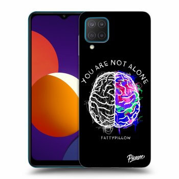 Obal pro Samsung Galaxy M12 M127F - Brain - White