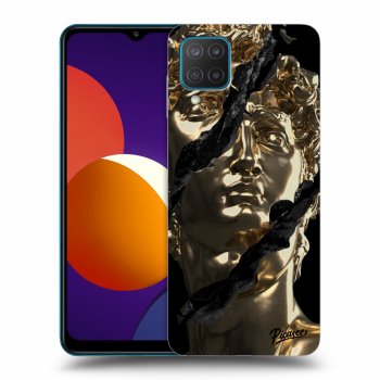 Picasee silikonový černý obal pro Samsung Galaxy M12 M127F - Golder
