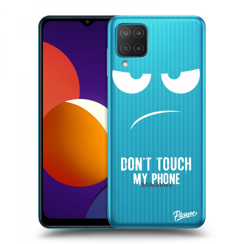 Picasee silikonový průhledný obal pro Samsung Galaxy M12 M127F - Don't Touch My Phone