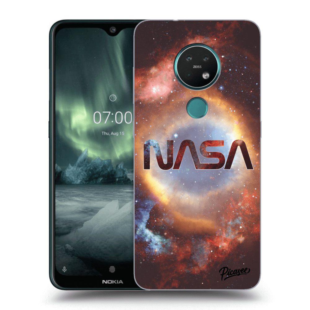 Picasee silikonový průhledný obal pro Nokia 7.2 - Nebula