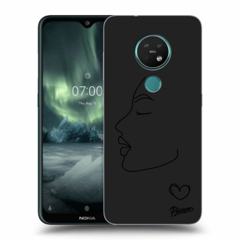 Picasee silikonový černý obal pro Nokia 7.2 - Couple girl