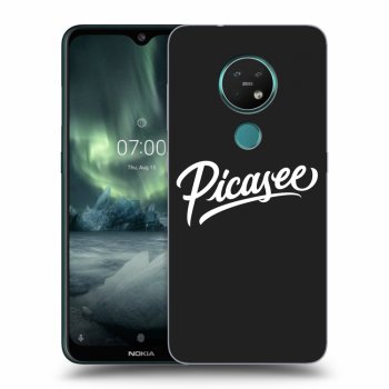 Picasee silikonový černý obal pro Nokia 7.2 - Picasee - White