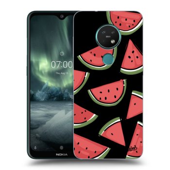 Picasee silikonový černý obal pro Nokia 7.2 - Melone
