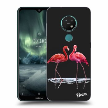 Obal pro Nokia 7.2 - Flamingos couple