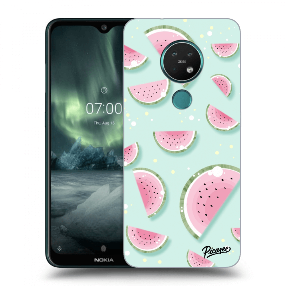 Picasee silikonový průhledný obal pro Nokia 7.2 - Watermelon 2