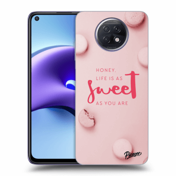 Picasee silikonový průhledný obal pro Xiaomi Redmi Note 9T - Life is as sweet as you are