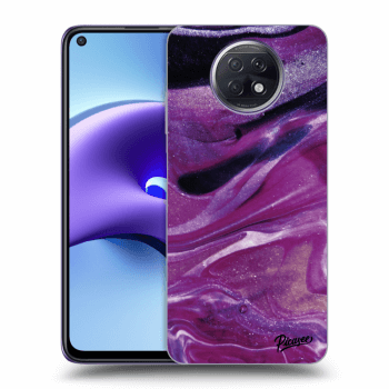 Obal pro Xiaomi Redmi Note 9T - Purple glitter