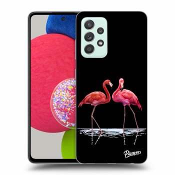 Obal pro Samsung Galaxy A52s 5G A528B - Flamingos couple