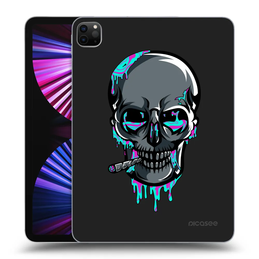 Picasee silikonový černý obal pro Apple iPad Pro 11" 2021 (3.gen) - EARTH - Lebka 3.0