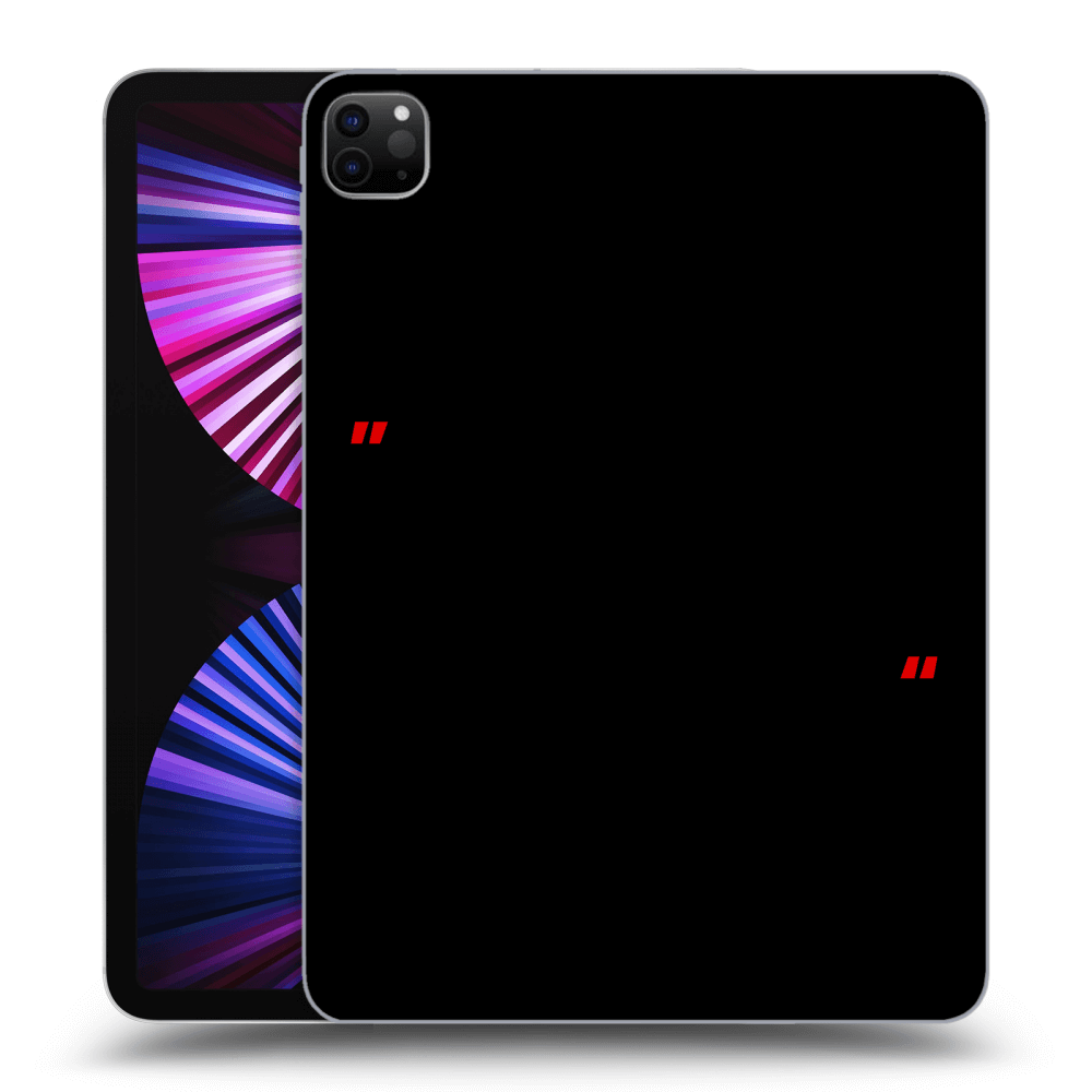 Picasee silikonový černý obal pro Apple iPad Pro 11" 2021 (3.gen) - Správná láska