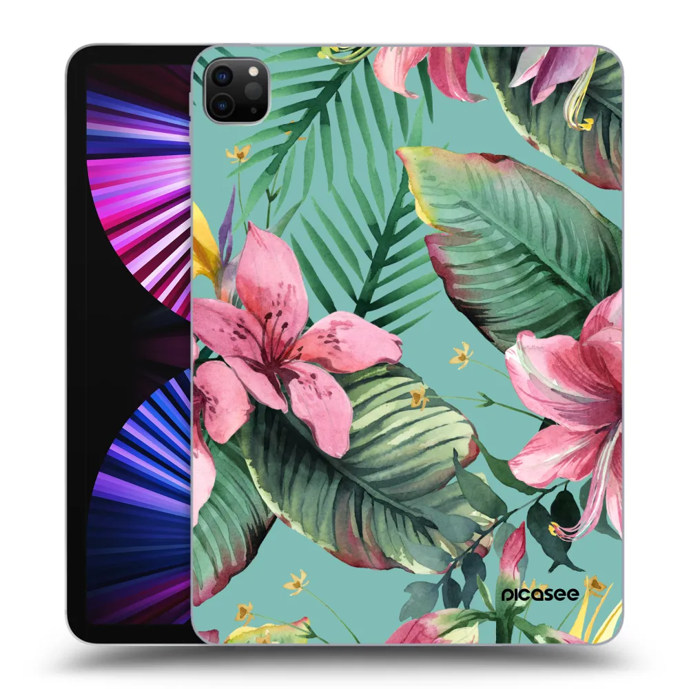 Picasee silikonový černý obal pro Apple iPad Pro 11" 2021 (3.gen) - Hawaii