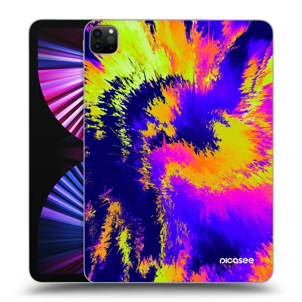 Picasee silikonový černý obal pro Apple iPad Pro 11" 2021 (3.gen) - Burn