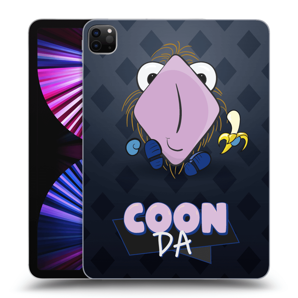 Picasee silikonový černý obal pro Apple iPad Pro 11" 2021 (3.gen) - COONDA chlupatka - tmavá