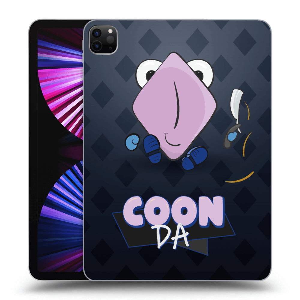Picasee silikonový černý obal pro Apple iPad Pro 11" 2021 (3.gen) - COONDA holátko - tmavá