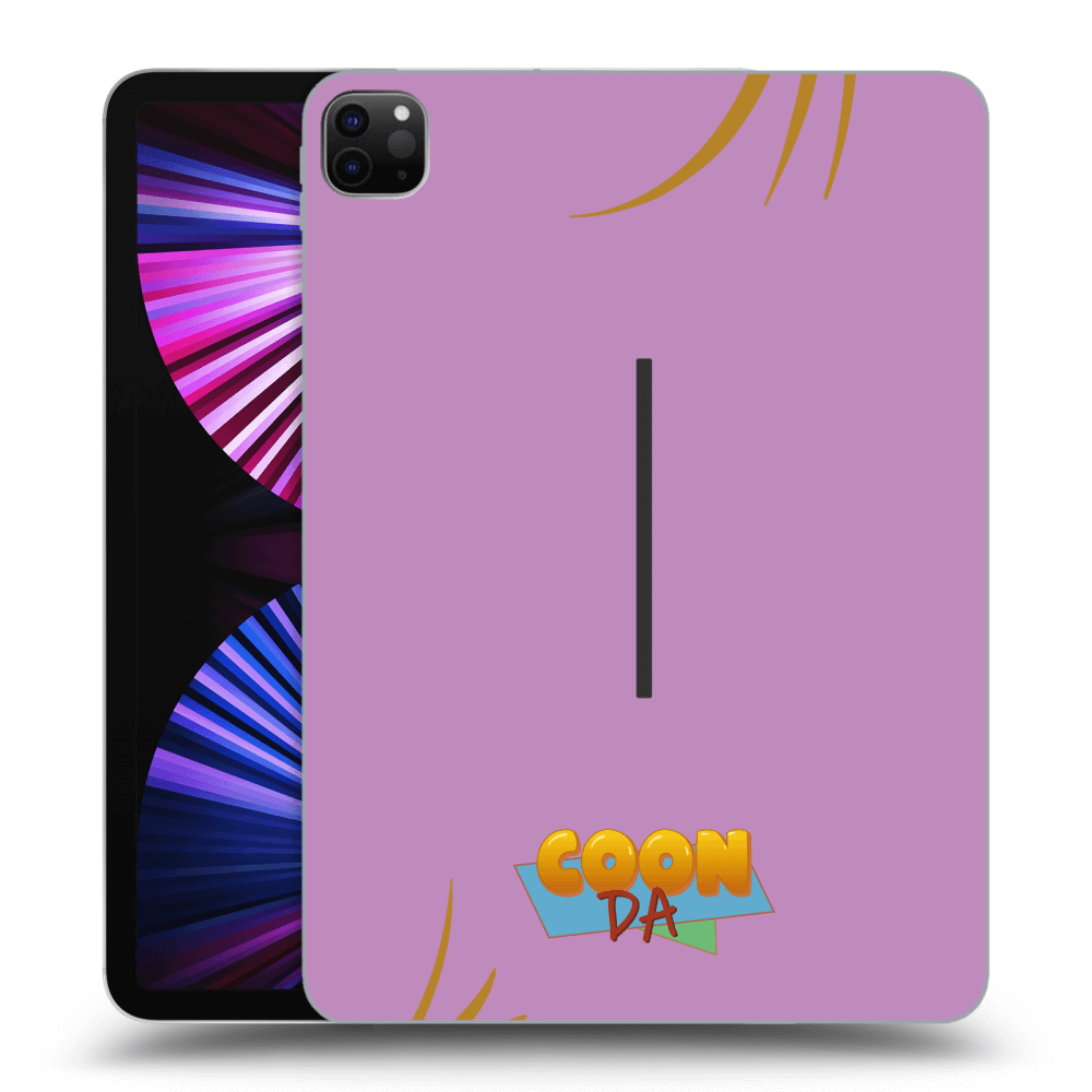 Picasee silikonový černý obal pro Apple iPad Pro 11" 2021 (3.gen) - COONDA růžovka