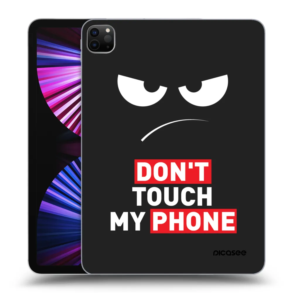 Picasee silikonový černý obal pro Apple iPad Pro 11" 2021 (3.gen) - Angry Eyes - Transparent