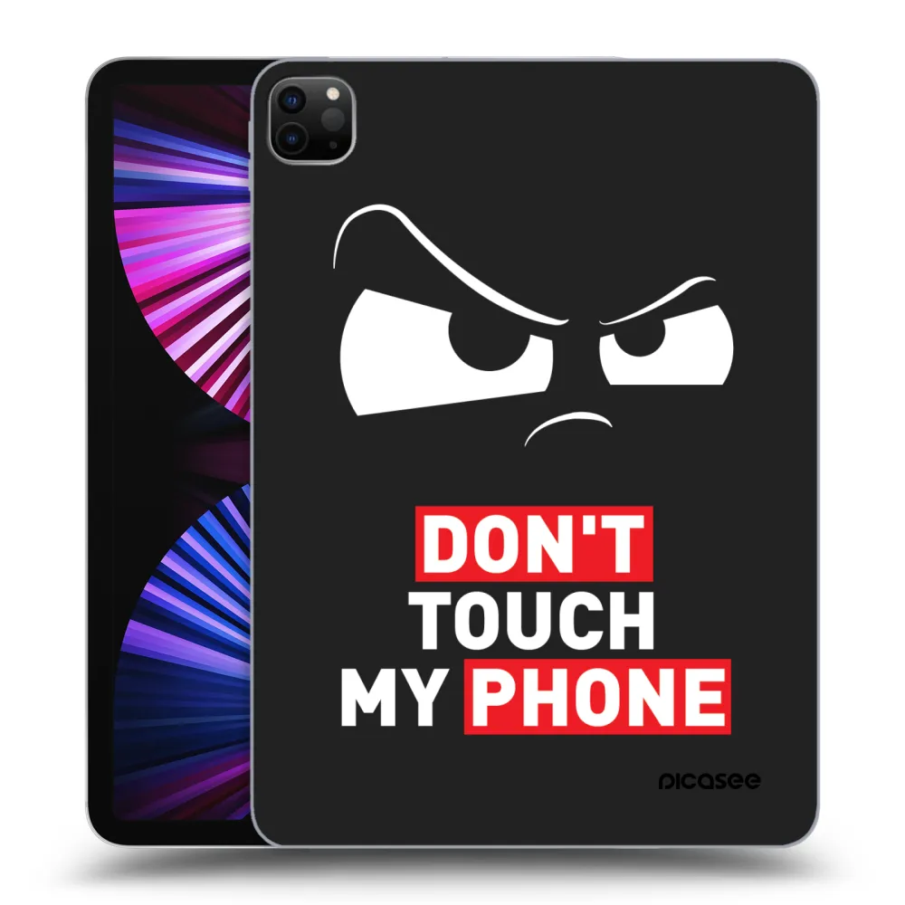 Picasee silikonový černý obal pro Apple iPad Pro 11" 2021 (3.gen) - Cloudy Eye - Transparent