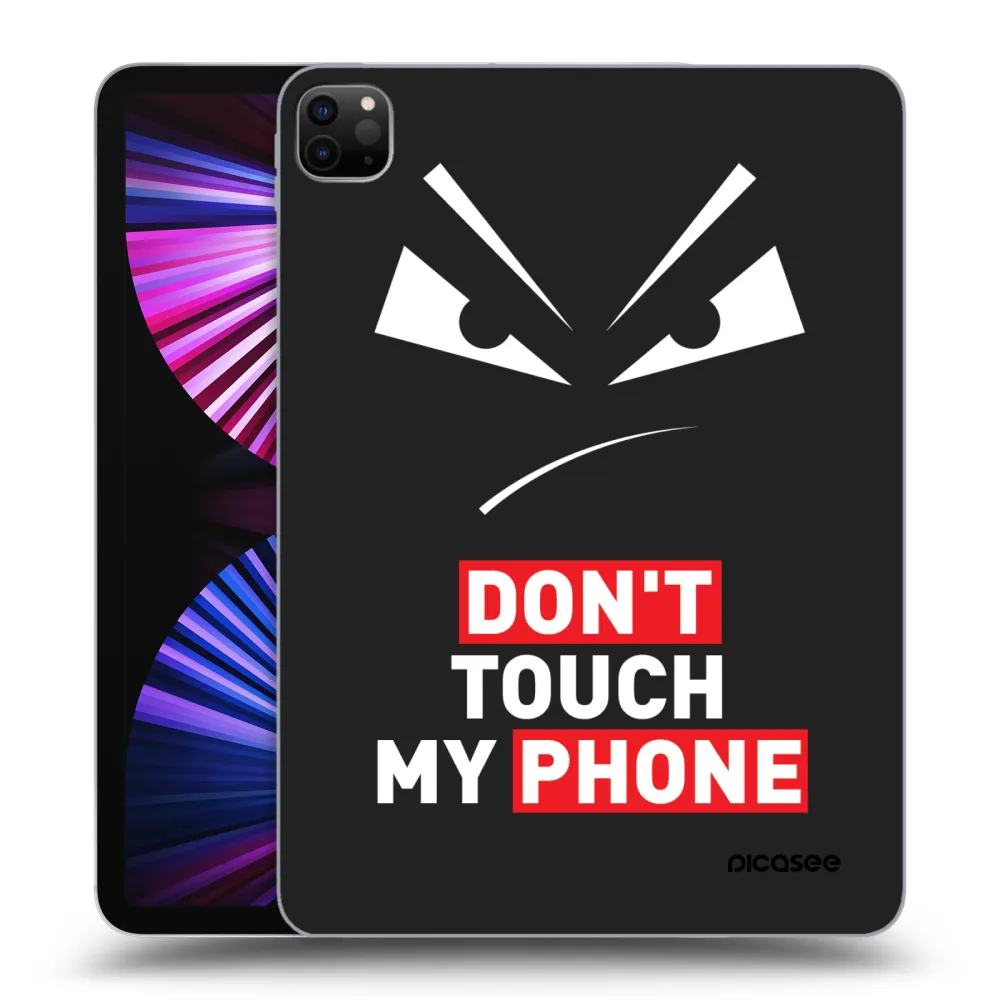 Picasee silikonový černý obal pro Apple iPad Pro 11" 2021 (3.gen) - Evil Eye - Transparent