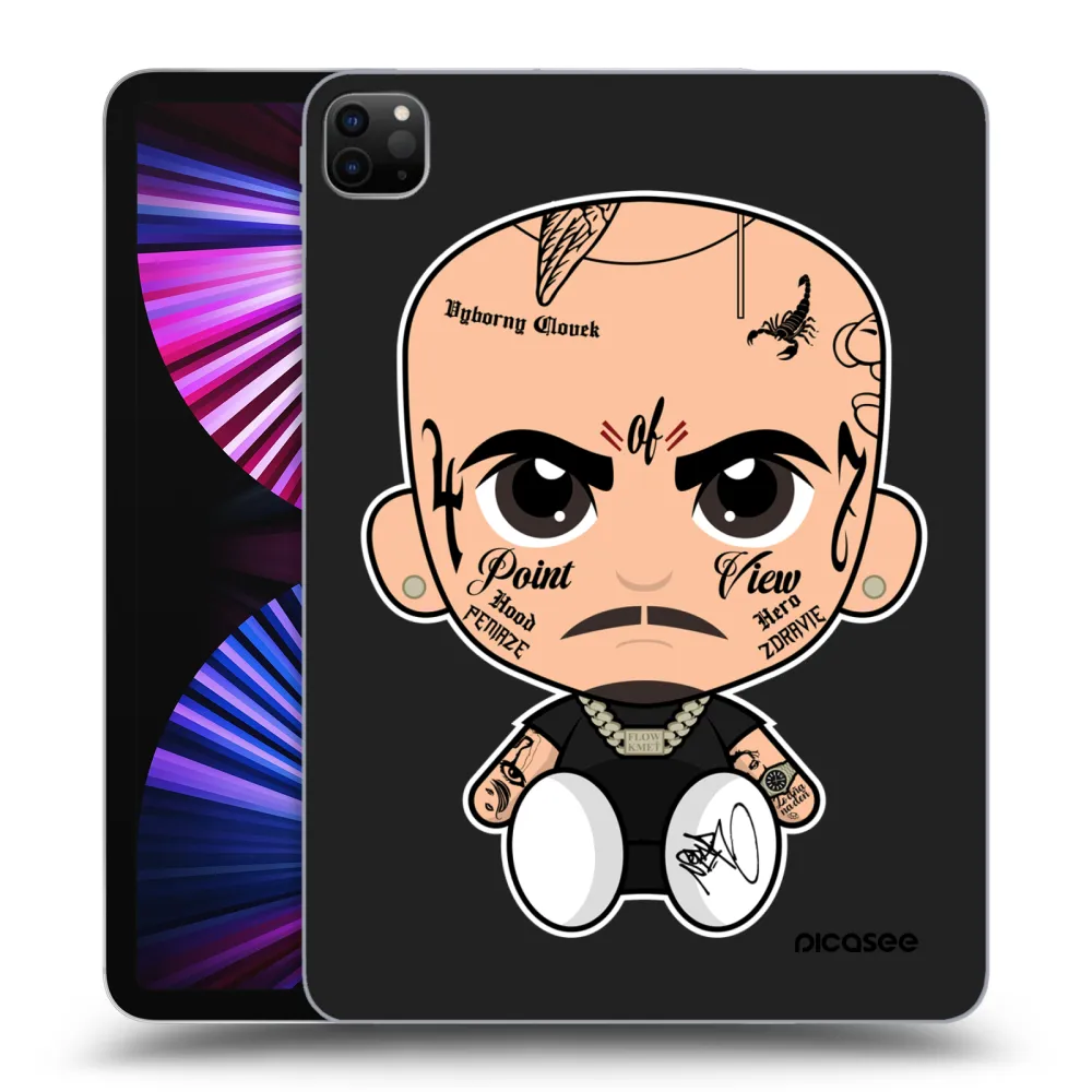 Picasee silikonový černý obal pro Apple iPad Pro 11" 2021 (3.gen) - Separ