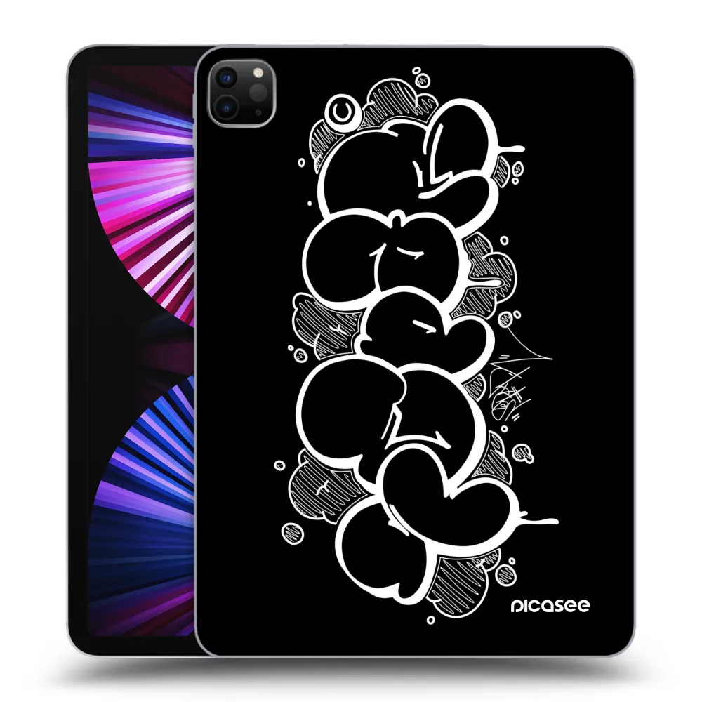 Picasee silikonový černý obal pro Apple iPad Pro 11" 2021 (3.gen) - Throw UP