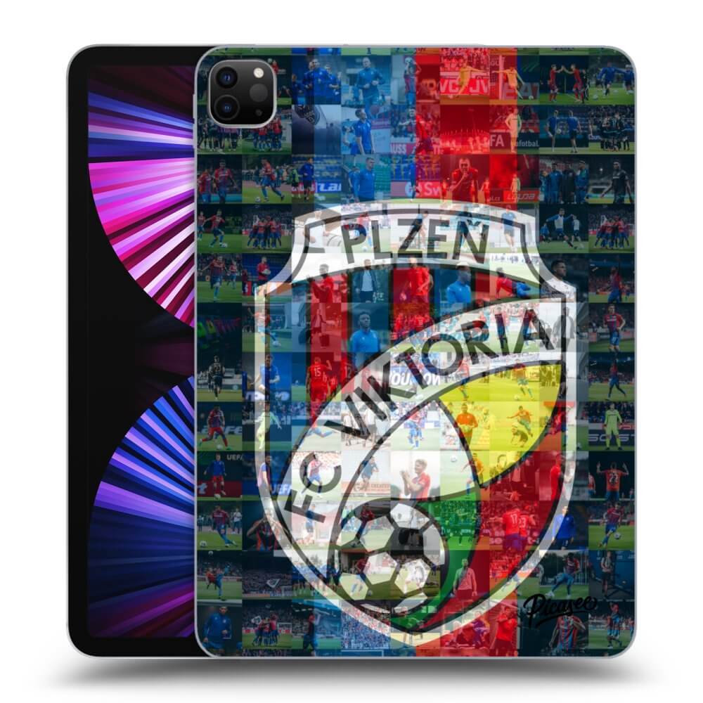 Picasee silikonový černý obal pro Apple iPad Pro 11" 2021 (3.gen) - FC Viktoria Plzeň A