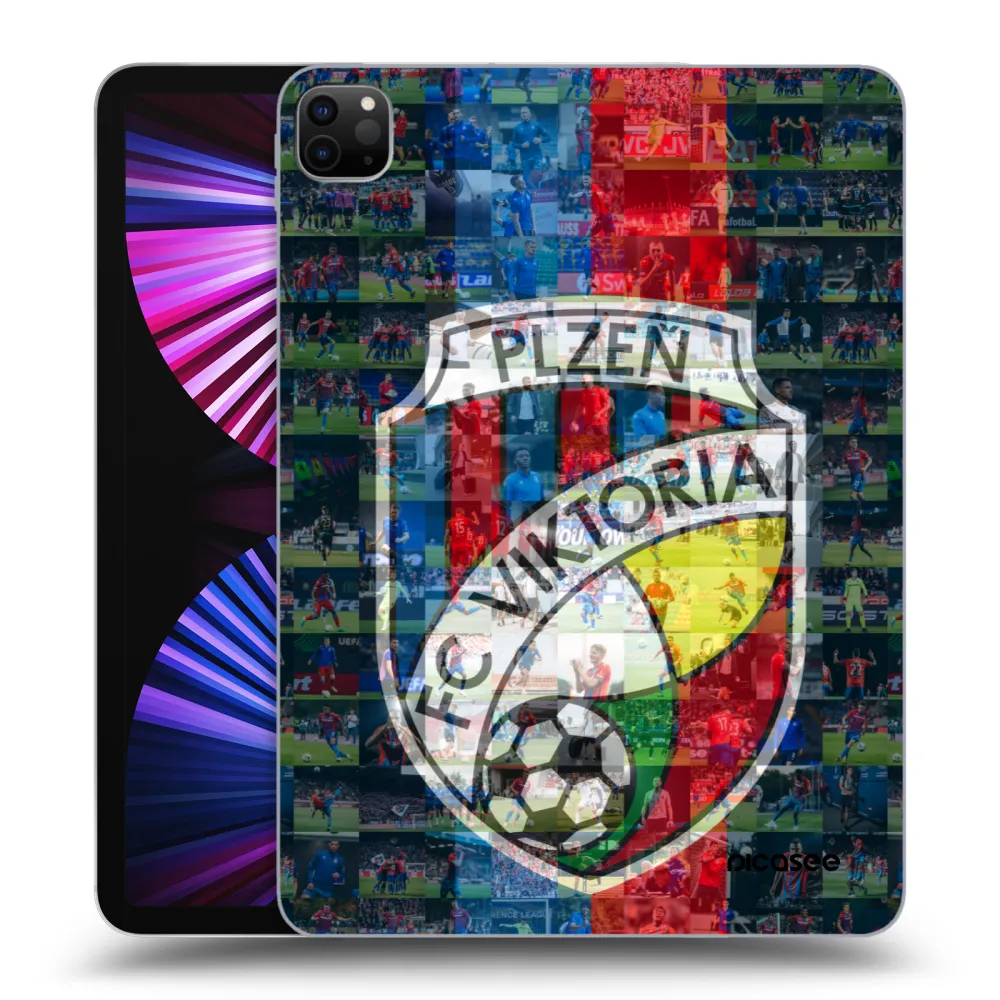 Picasee silikonový černý obal pro Apple iPad Pro 11" 2021 (3.gen) - FC Viktoria Plzeň A