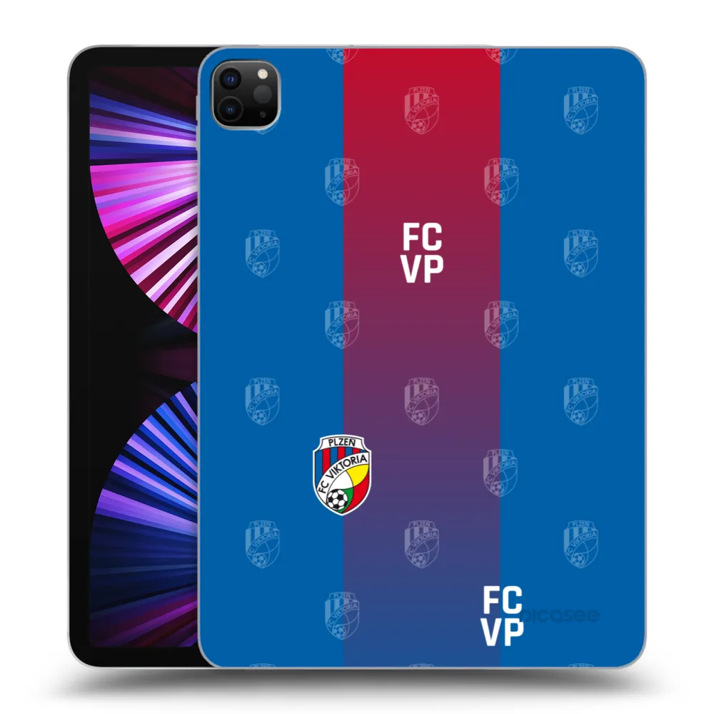 Picasee silikonový černý obal pro Apple iPad Pro 11" 2021 (3.gen) - FC Viktoria Plzeň F