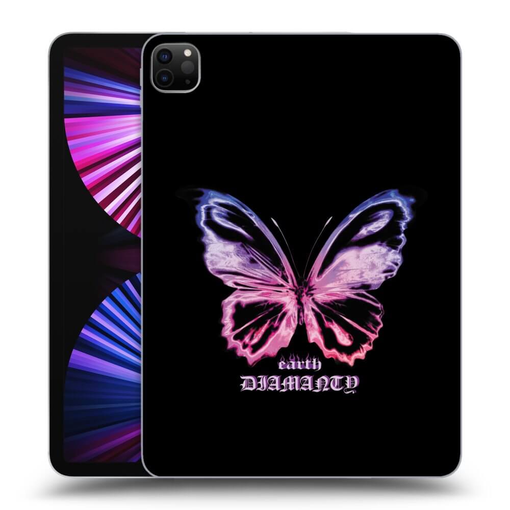 Picasee silikonový černý obal pro Apple iPad Pro 11" 2021 (3.gen) - Diamanty Purple