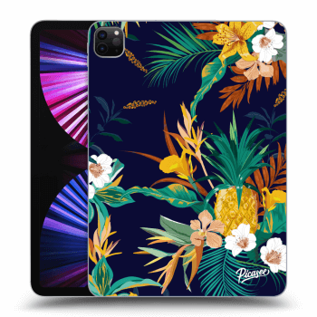 Picasee silikonový černý obal pro Apple iPad Pro 11" 2021 (3.gen) - Pineapple Color