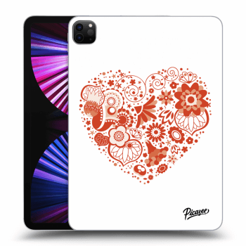 Picasee silikonový černý obal pro Apple iPad Pro 11" 2021 (3.gen) - Big heart