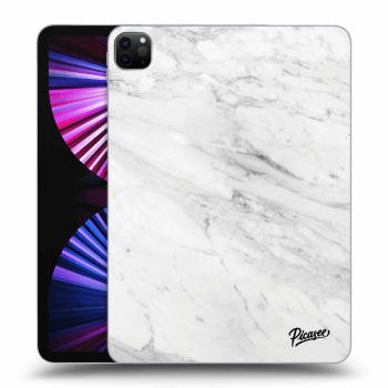 Picasee silikonový černý obal pro Apple iPad Pro 11" 2021 (3.gen) - White marble