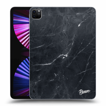 Picasee silikonový průhledný obal pro Apple iPad Pro 11" 2021 (3.gen) - Black marble