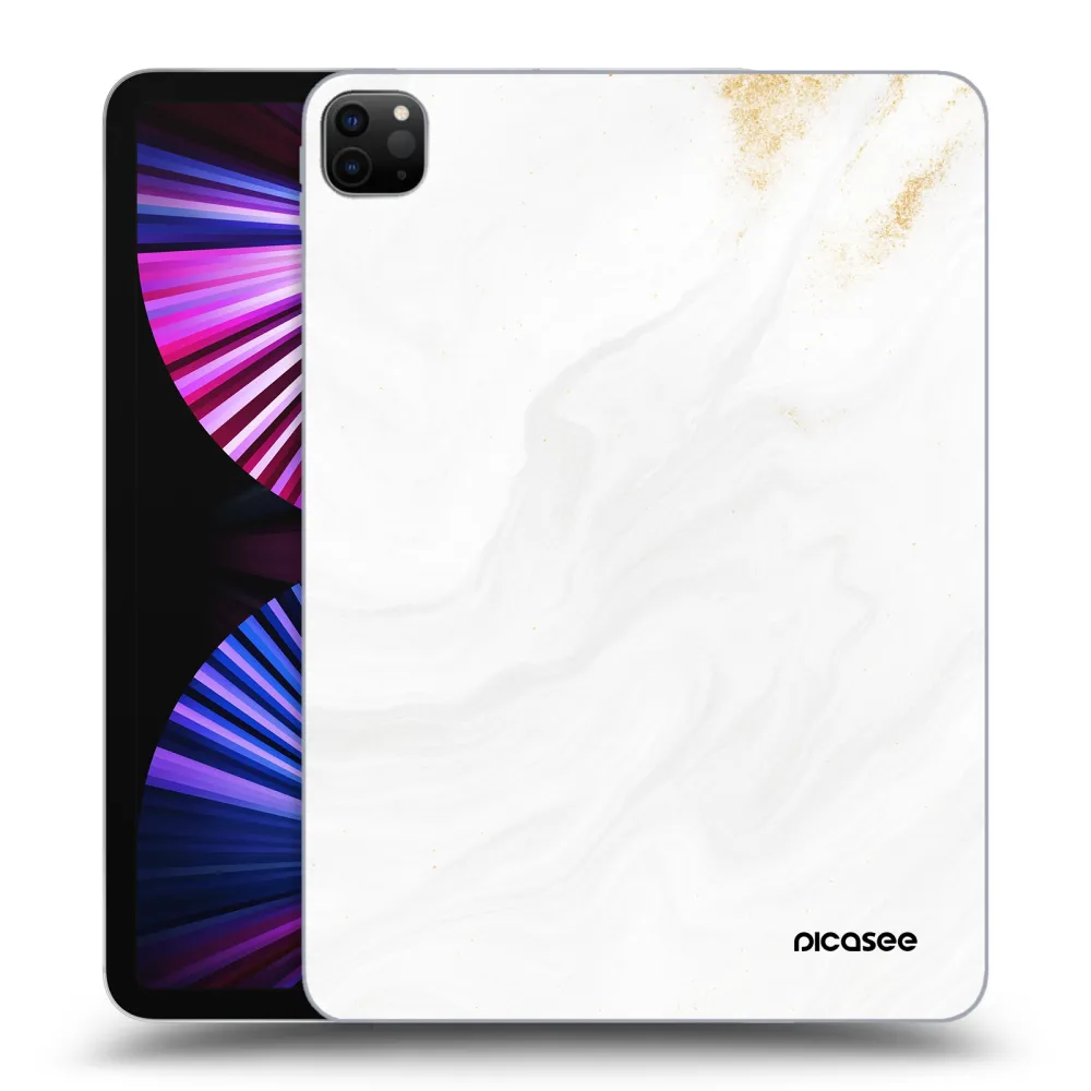 Picasee silikonový černý obal pro Apple iPad Pro 11" 2021 (3.gen) - Bílá