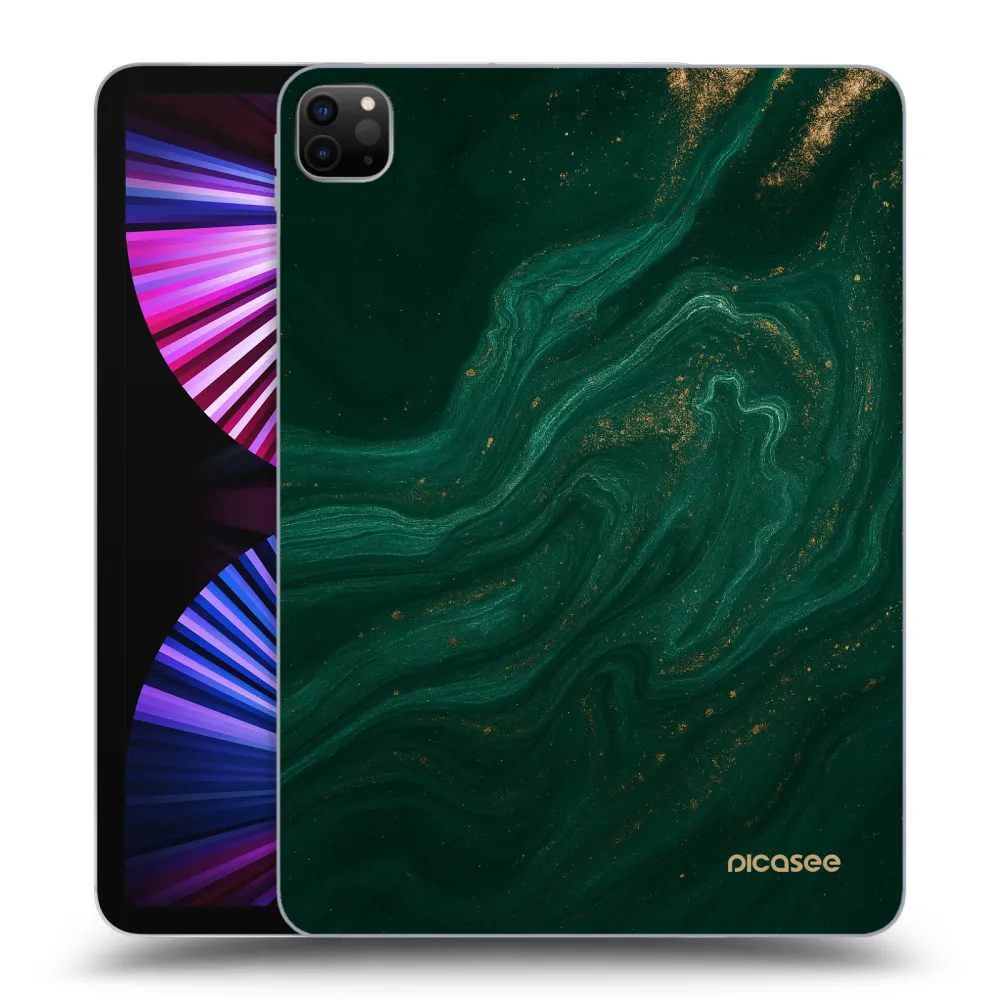Picasee silikonový černý obal pro Apple iPad Pro 11" 2021 (3.gen) - Green