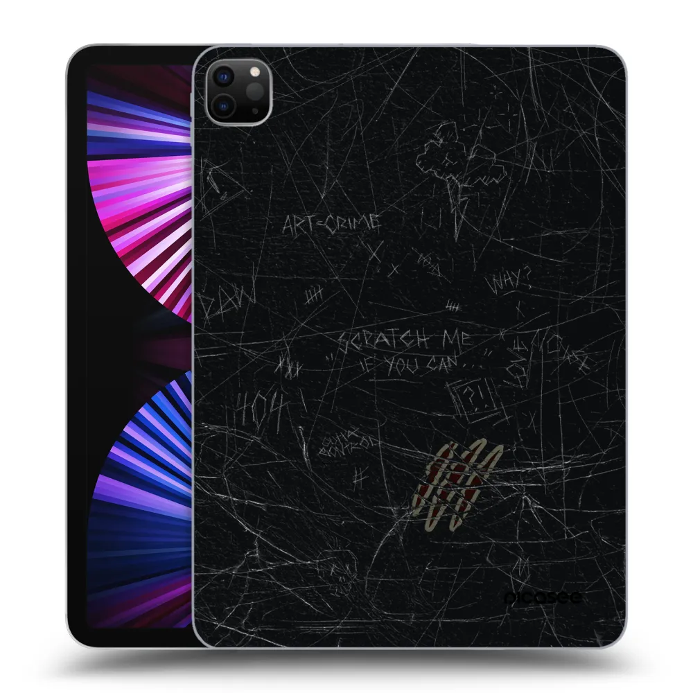 Picasee silikonový černý obal pro Apple iPad Pro 11" 2021 (3.gen) - SCRATCH