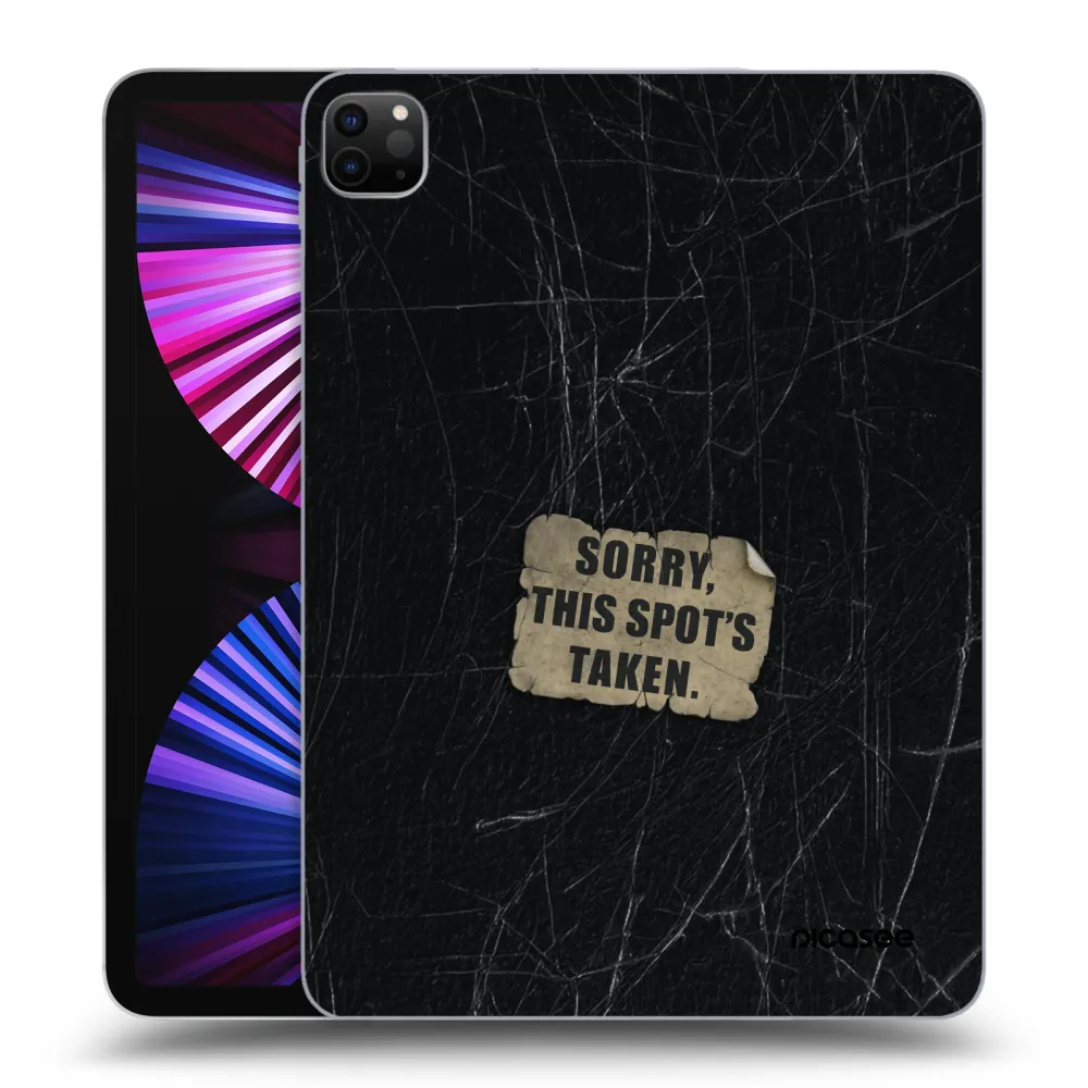 Picasee silikonový černý obal pro Apple iPad Pro 11" 2021 (3.gen) - SORRY