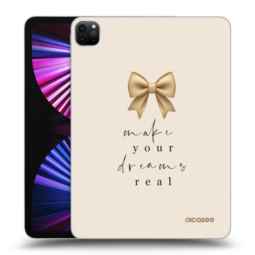Picasee silikonový černý obal pro Apple iPad Pro 11" 2021 (3.gen) - Golden Dream