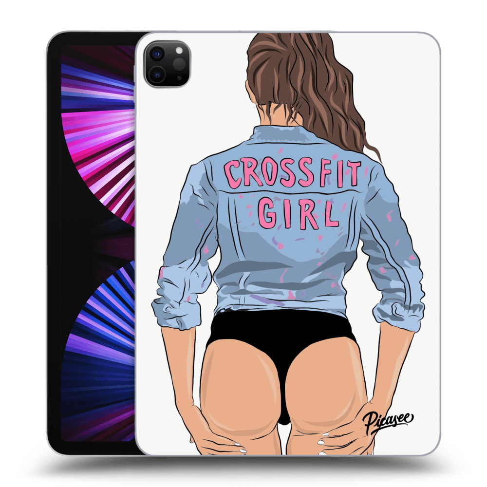 Picasee silikonový černý obal pro Apple iPad Pro 11" 2021 (3.gen) - Crossfit girl - nickynellow