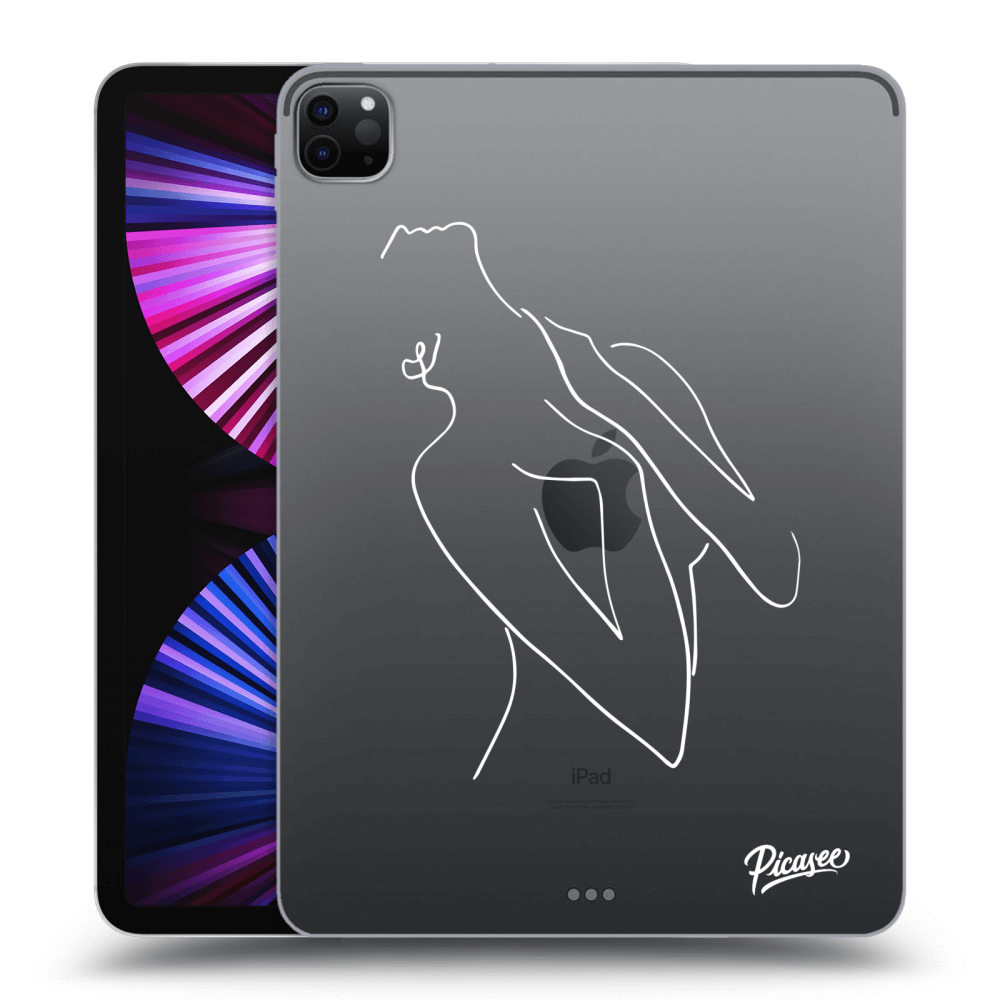 Picasee silikonový průhledný obal pro Apple iPad Pro 11" 2021 (3.gen) - Sensual girl White