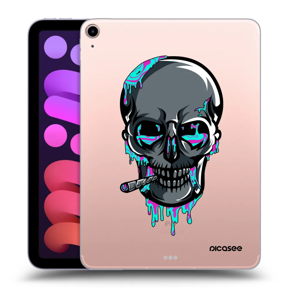 Picasee silikonový průhledný obal pro Apple iPad mini 2021 (6. gen) - EARTH - Lebka 3.0