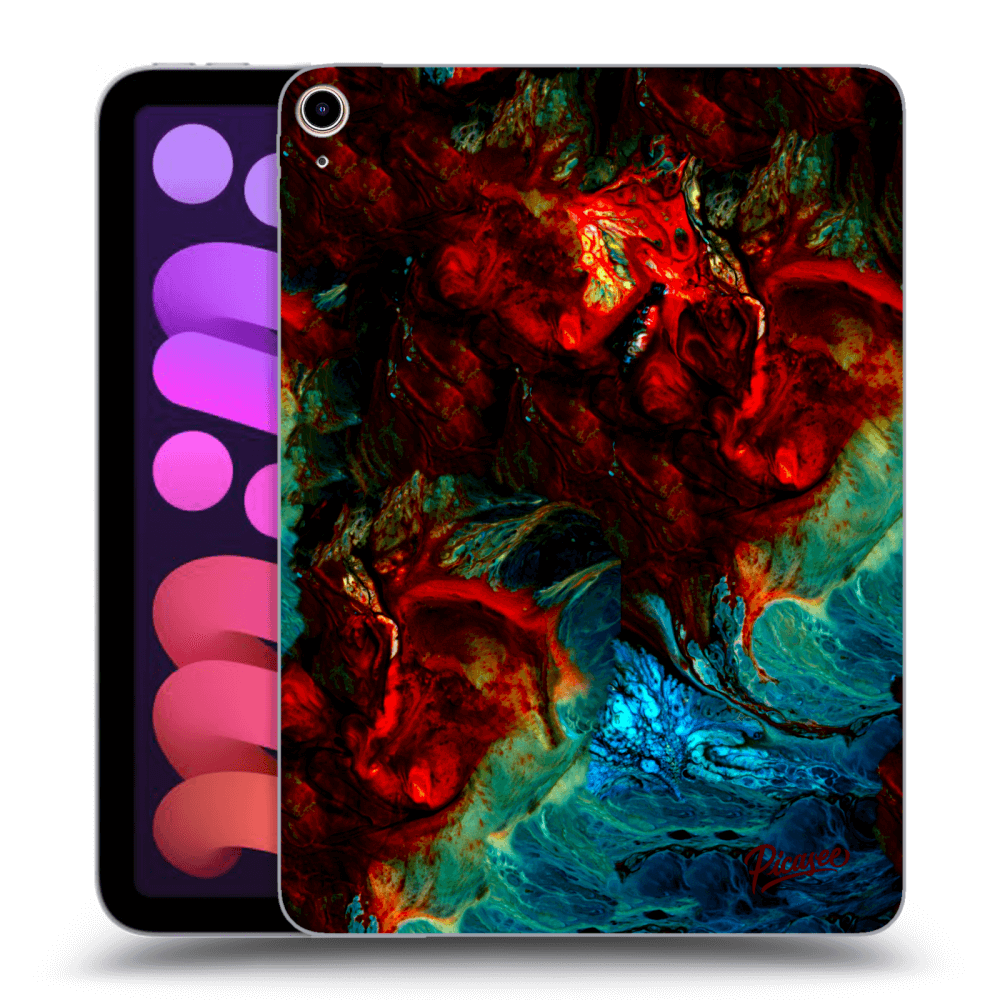 Picasee silikonový černý obal pro Apple iPad mini 2021 (6. gen) - Universe