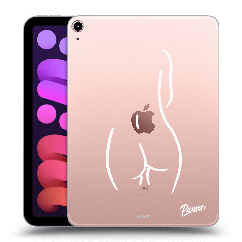 Picasee silikonový průhledný obal pro Apple iPad mini 2021 (6. gen) - Svlečená Bílá