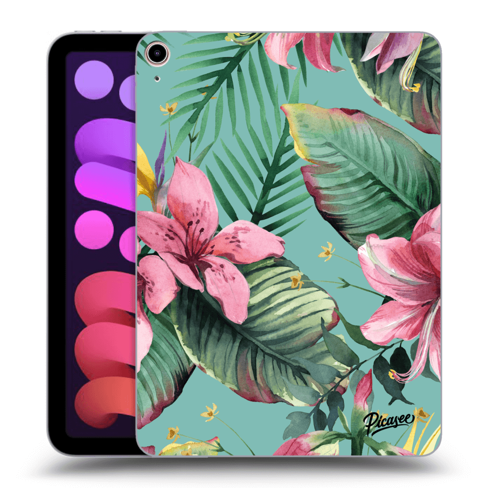 Picasee silikonový černý obal pro Apple iPad mini 2021 (6. gen) - Hawaii