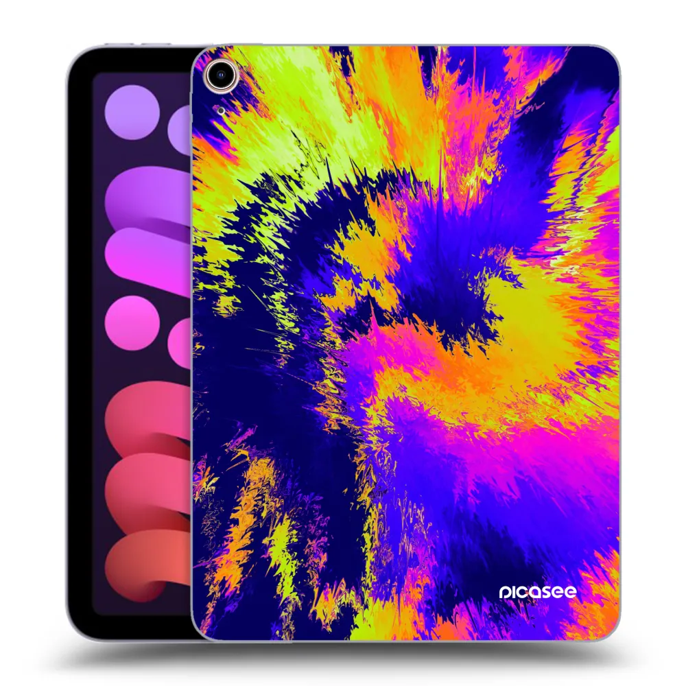 Picasee silikonový průhledný obal pro Apple iPad mini 2021 (6. gen) - Burn