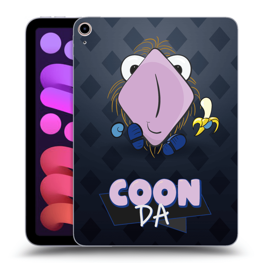 Picasee silikonový průhledný obal pro Apple iPad mini 2021 (6. gen) - COONDA chlupatka - tmavá