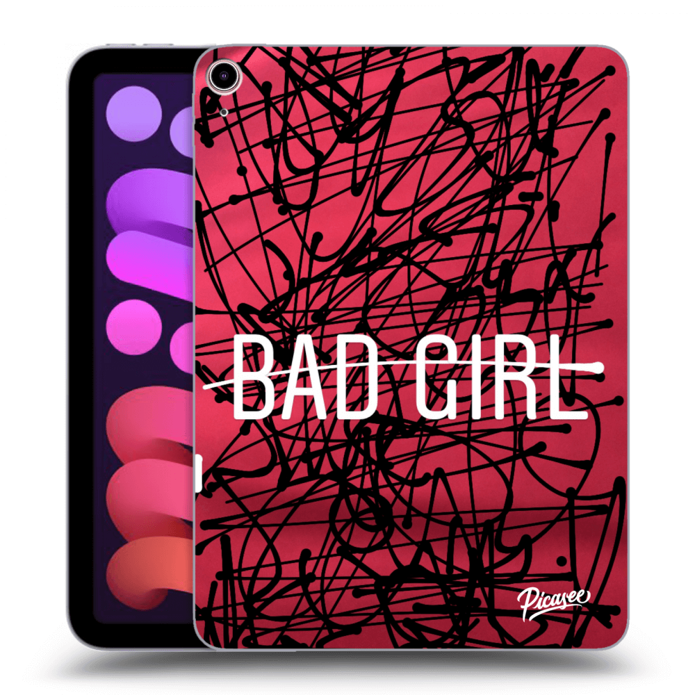 Picasee silikonový černý obal pro Apple iPad mini 2021 (6. gen) - Bad girl