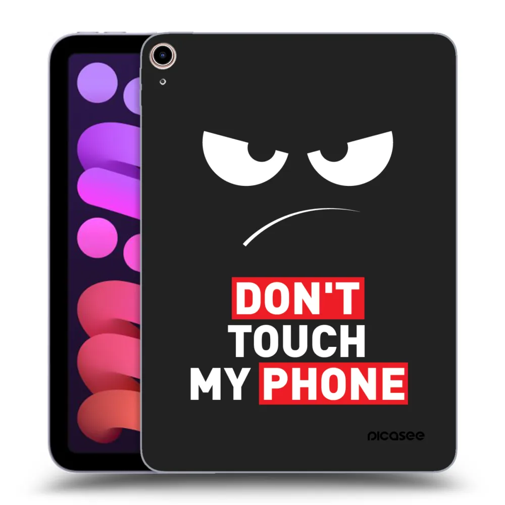 Picasee silikonový černý obal pro Apple iPad mini 2021 (6. gen) - Angry Eyes - Transparent
