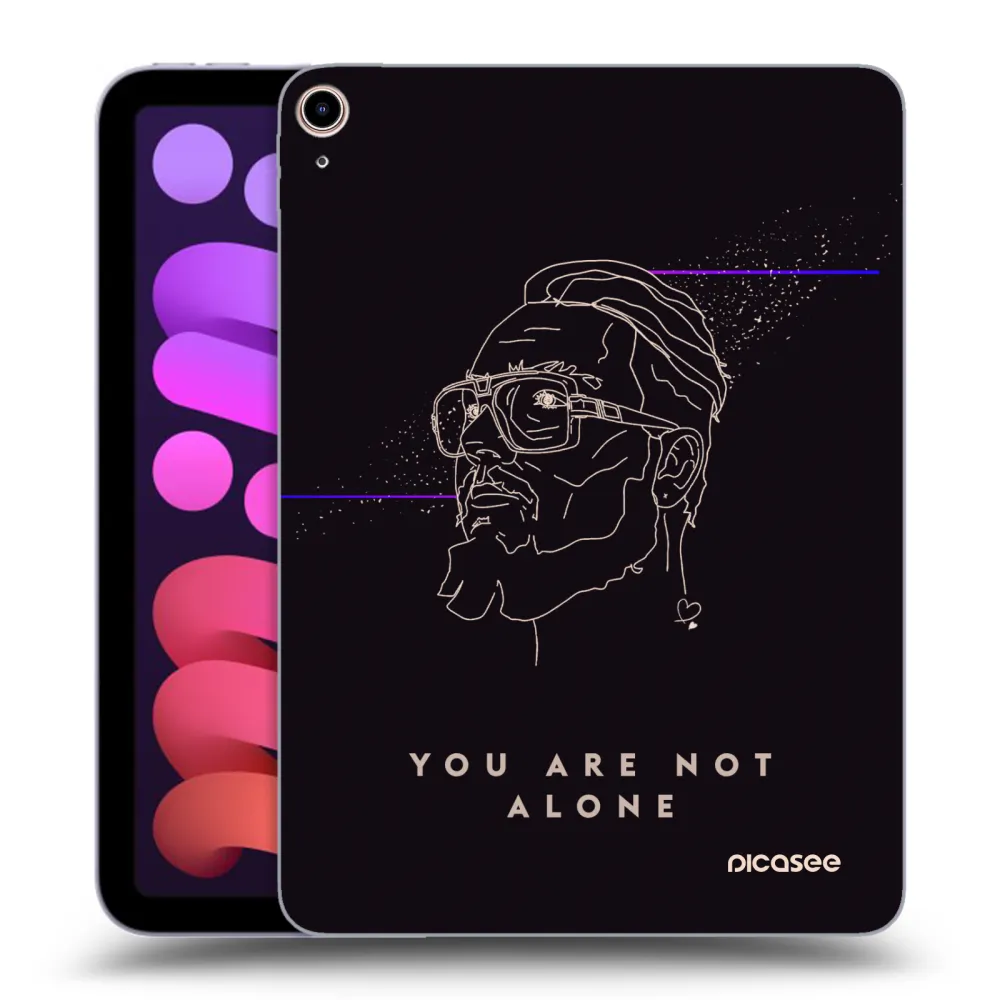 Picasee silikonový průhledný obal pro Apple iPad mini 2021 (6. gen) - You are not alone